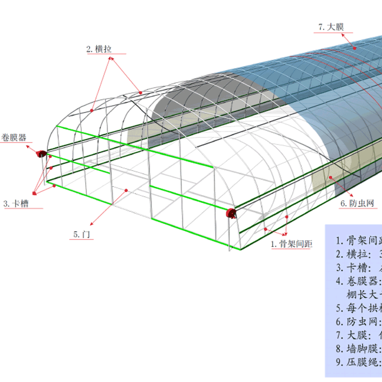 拱棚設(shè)計(jì)高清圖片 拱棚設(shè)計(jì)高清圖片